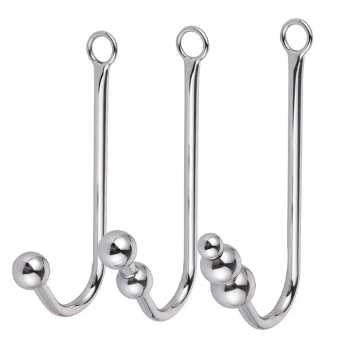 Collar Hook Anal Elegant and with Beaded Cuffs 5334 0528
